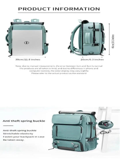 AquaGuard | Versatile Waterproof Travel Backpack with USB Charging Port 6