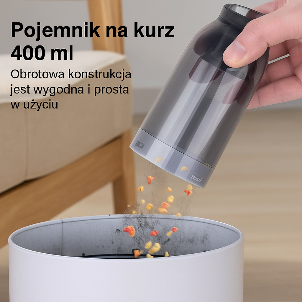 AquaJet | Powerful Cordless Car Vacuum Cleaner with USB-C Charging 8