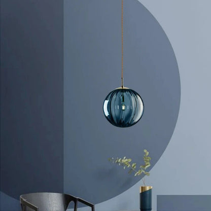 AquaLuxe | Modern Textured Glass Kitchen Pendant Lighting with LED Dimming 3