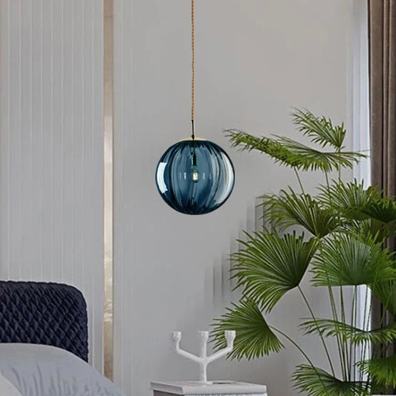 AquaLuxe | Modern Textured Glass Kitchen Pendant Lighting with LED Dimming 4