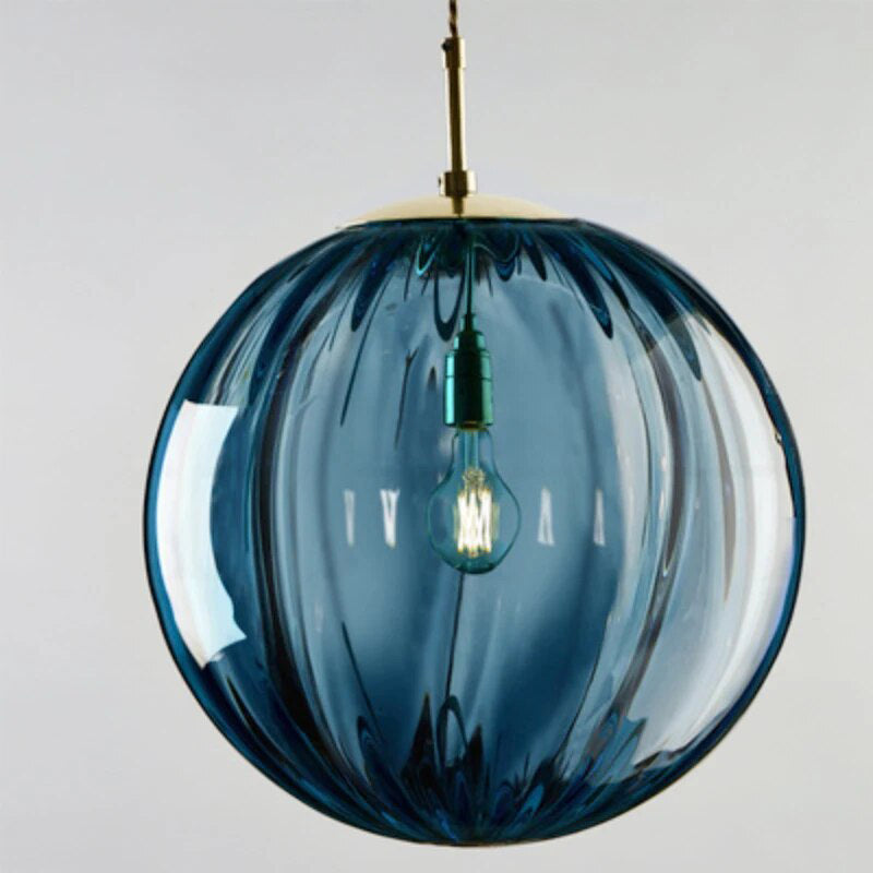 AquaLuxe | Modern Textured Glass Kitchen Pendant Lighting with LED Dimming 8