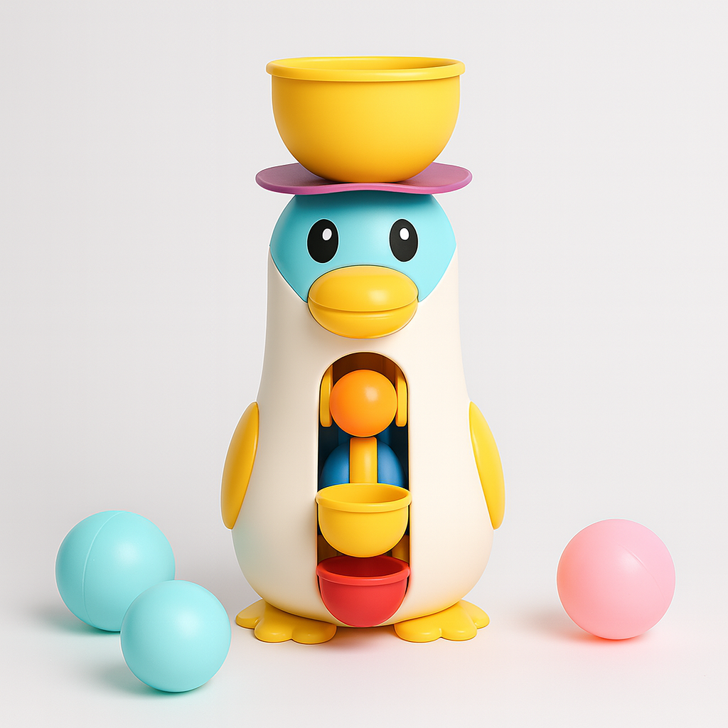 Fun Penguin Water Play Bath Center - Lusomart