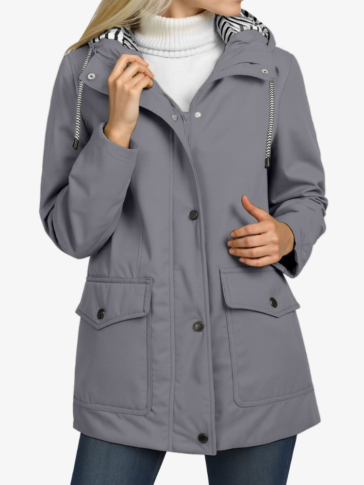 AquaShield | Stylish Waterproof Women's Rain Jacket with Hood 4