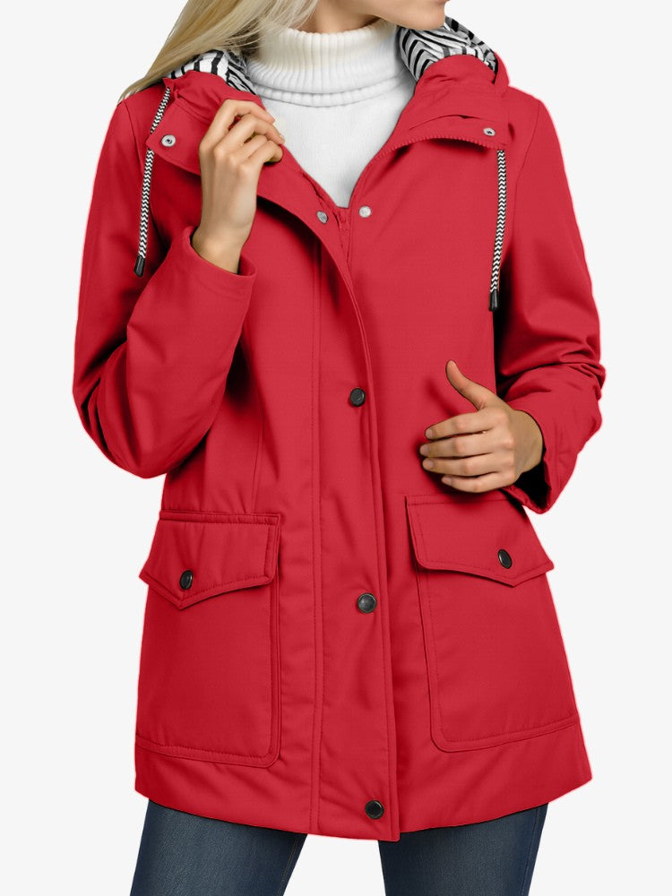 AquaShield | Stylish Waterproof Women's Rain Jacket with Hood 7