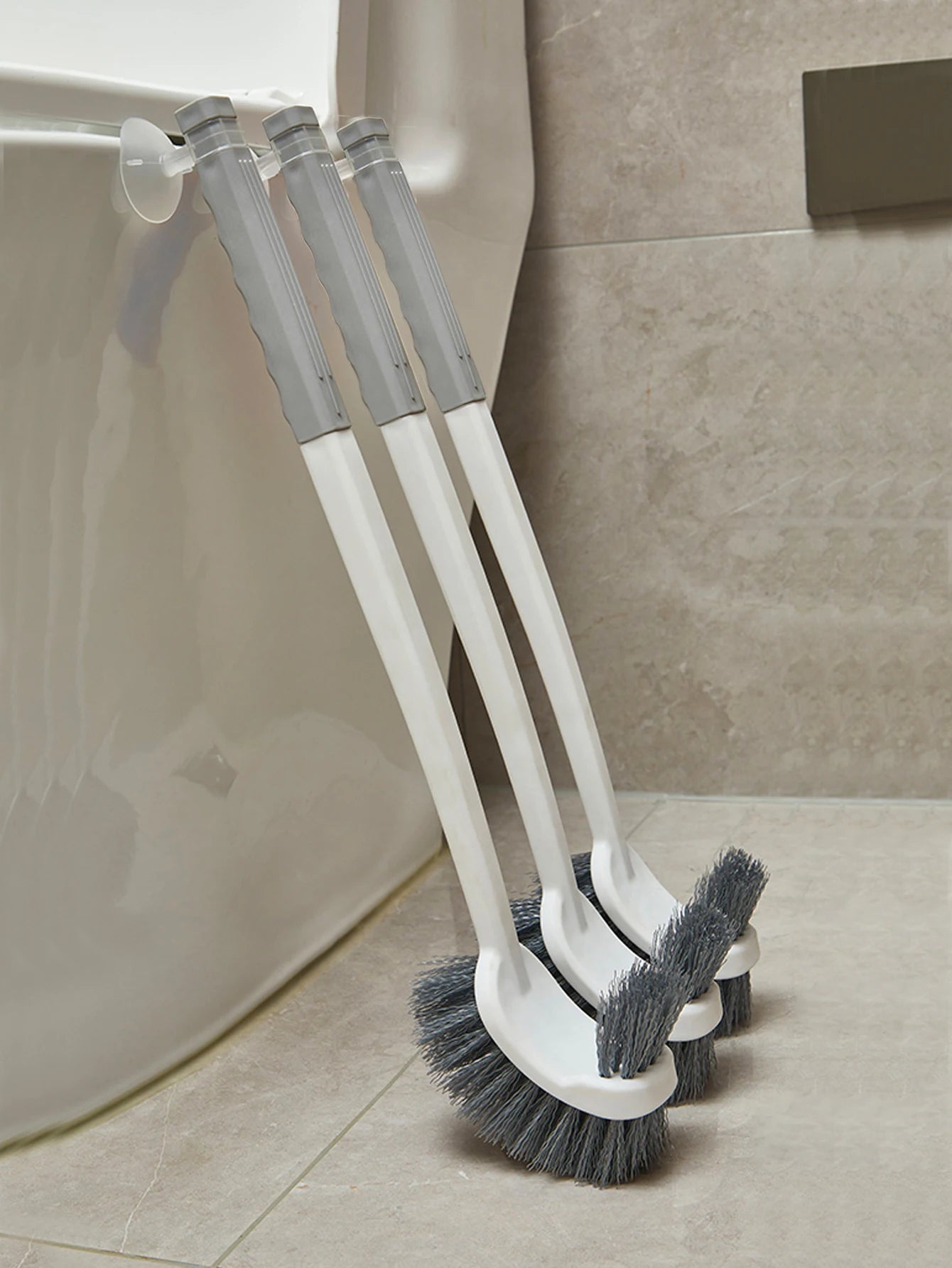 AquaStone | Efficient Wall Mounted Toilet Brush with Double-Sided Angle 2