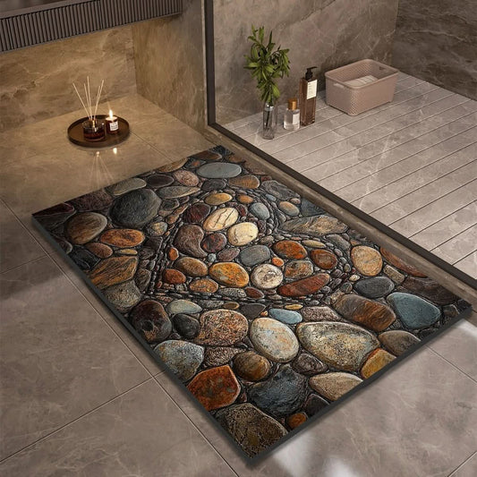 Soft Grip Anti-Slip Bathroom Bath Mat - Lusomart