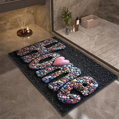 AquaStone | Stylish Non-Slip Diatomaceous Earth Bath Mat for Safety 15