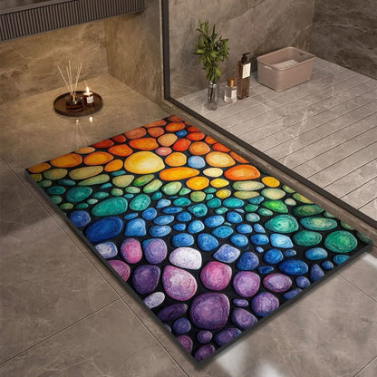AquaStone | Stylish Non-Slip Diatomaceous Earth Bath Mat for Safety 17