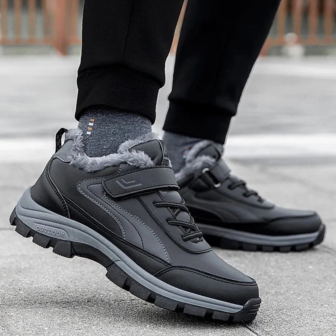 AquaStride | Comfortable Waterproof Men's Walking Shoes with Velcro 7