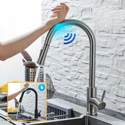 Automatic Hands Free Kitchen Faucet