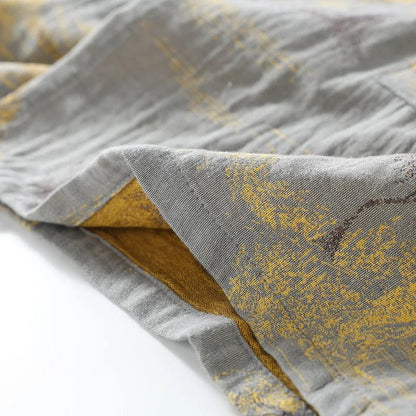 AquarelleCotton | Elegant Artistic Watercolor Kimono Pajama Set 7