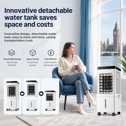 ArcticFlow™ - Compact Portable AC Unit with Remote Control