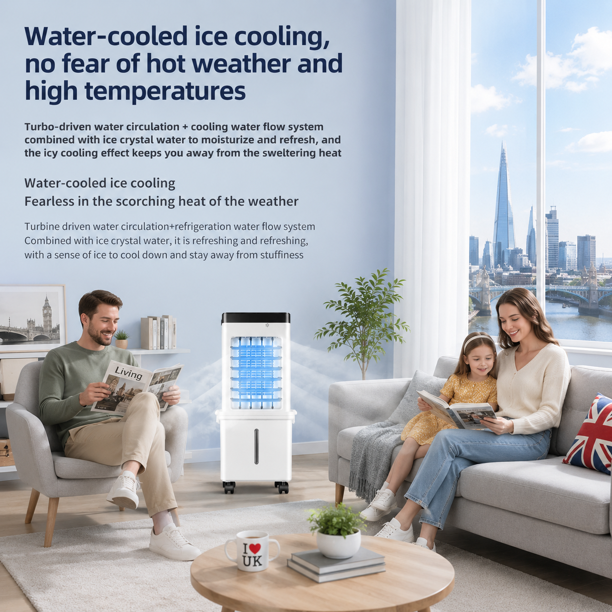 ArcticFlow™ - Compact Portable AC Unit with Remote Control
