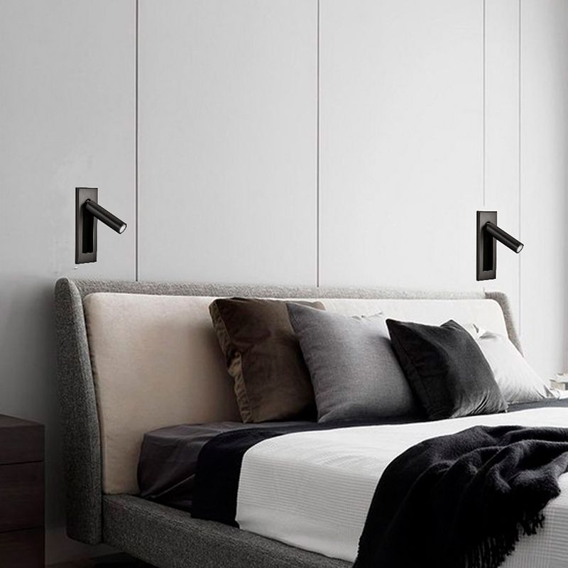Stylish Adjustable Wall Lamp, Round/Square Shade