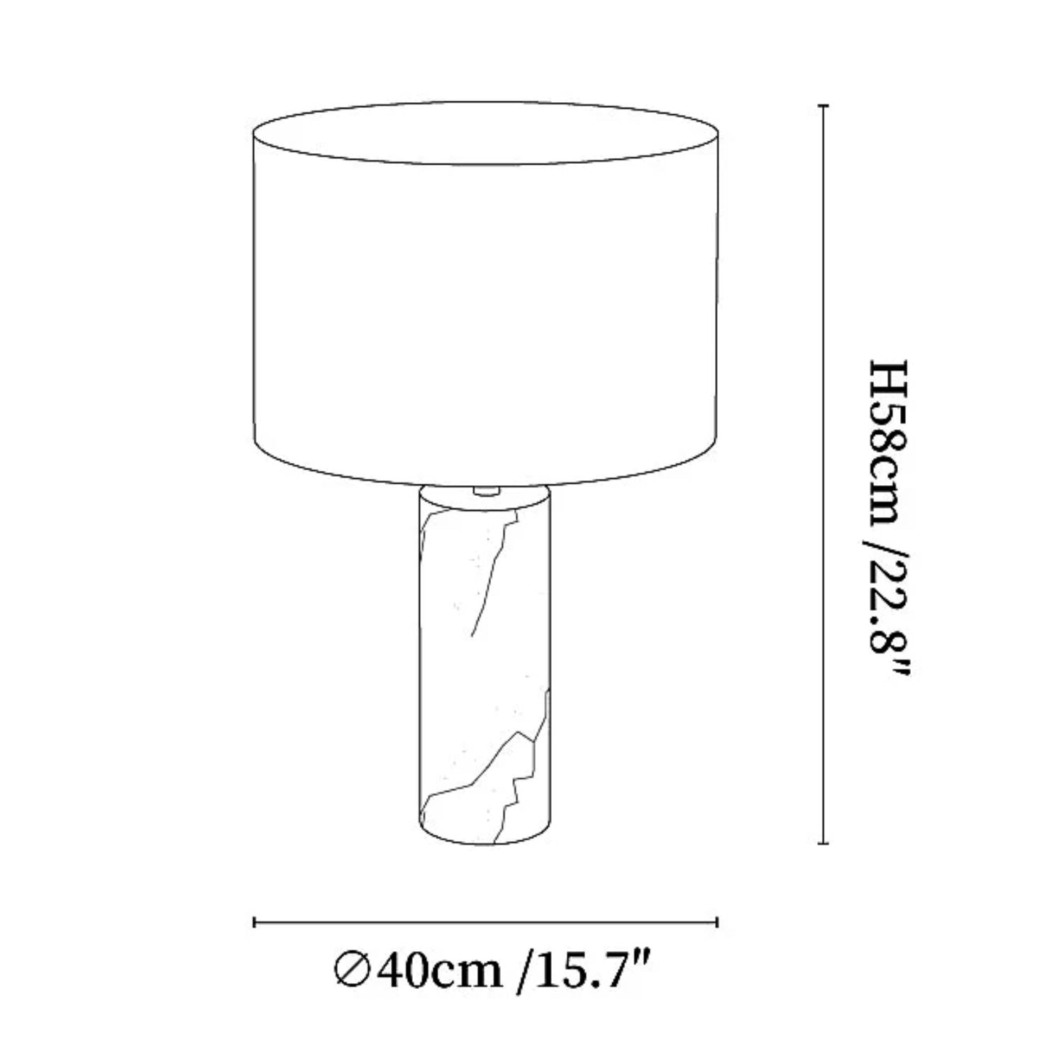 Aromefa Marble Table Lamp 2