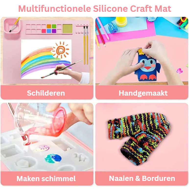 ArtEase™ – Silicone Drawing Mat for Kids – Creative & Mess-Free Painting Fun 5