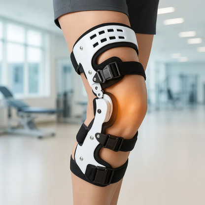 Comfortable Knee Support Brace with Side Stabilizer - Lusomart
