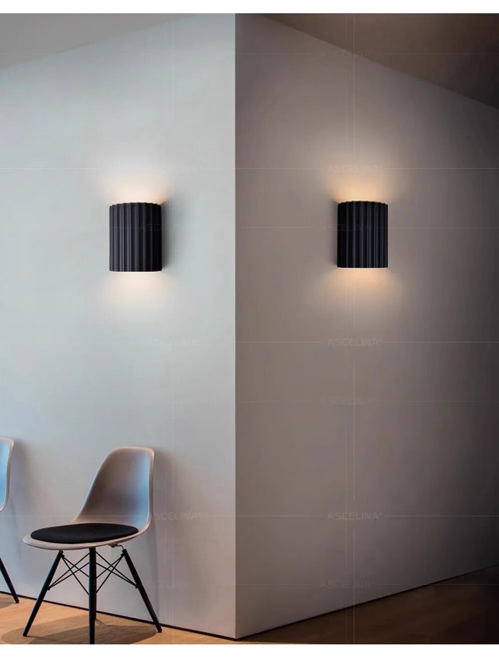 Contemporary Glass LED Sconce Light