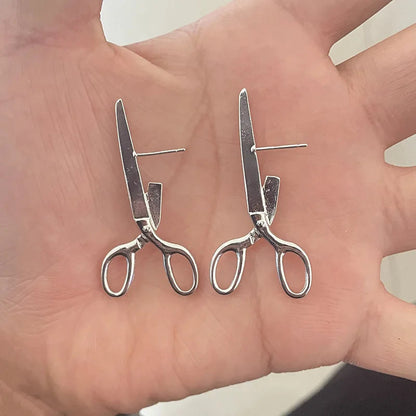 Artisan Scissors Design Earrings with Comfortable Fit – Unique Jewelry for Statement Style 5