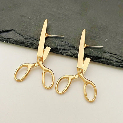 Artisan Scissors Design Earrings with Comfortable Fit – Unique Jewelry for Statement Style 6