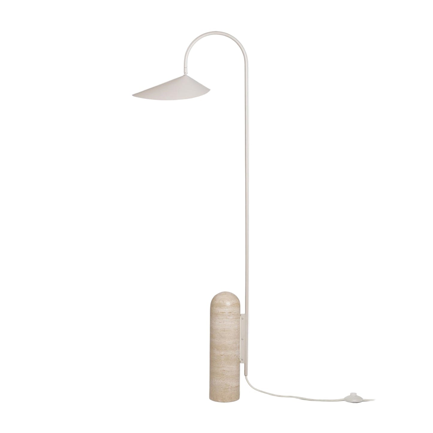 ArumLight | Elegant Slim Metal and Marble Floor Lamp 1