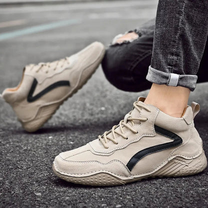 ArvidLeather | Stylish Comfortable High Top Sneakers for Men 5