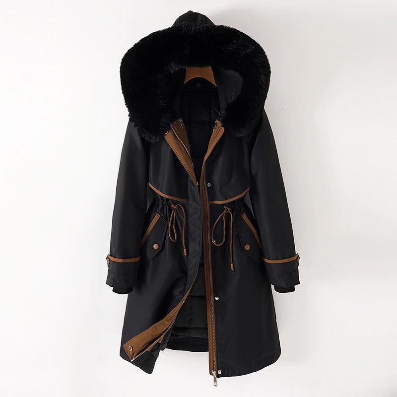 Ashley | Women's Warm Quilted Hooded Winter Jacket 1