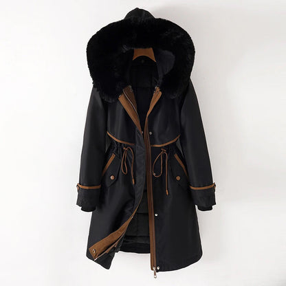 Ashley | Women's Warm Quilted Hooded Winter Jacket 1