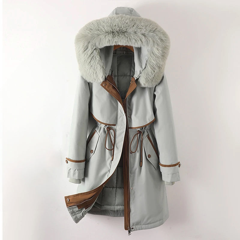 Ashley | Women's Warm Quilted Hooded Winter Jacket 2