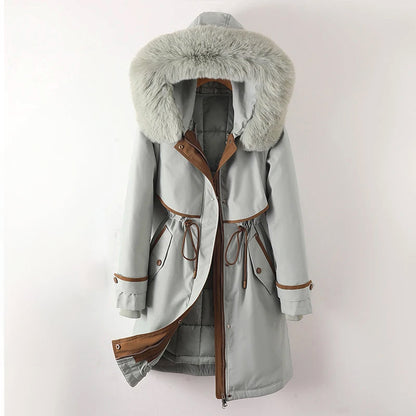Ashley | Women's Warm Quilted Hooded Winter Jacket 2