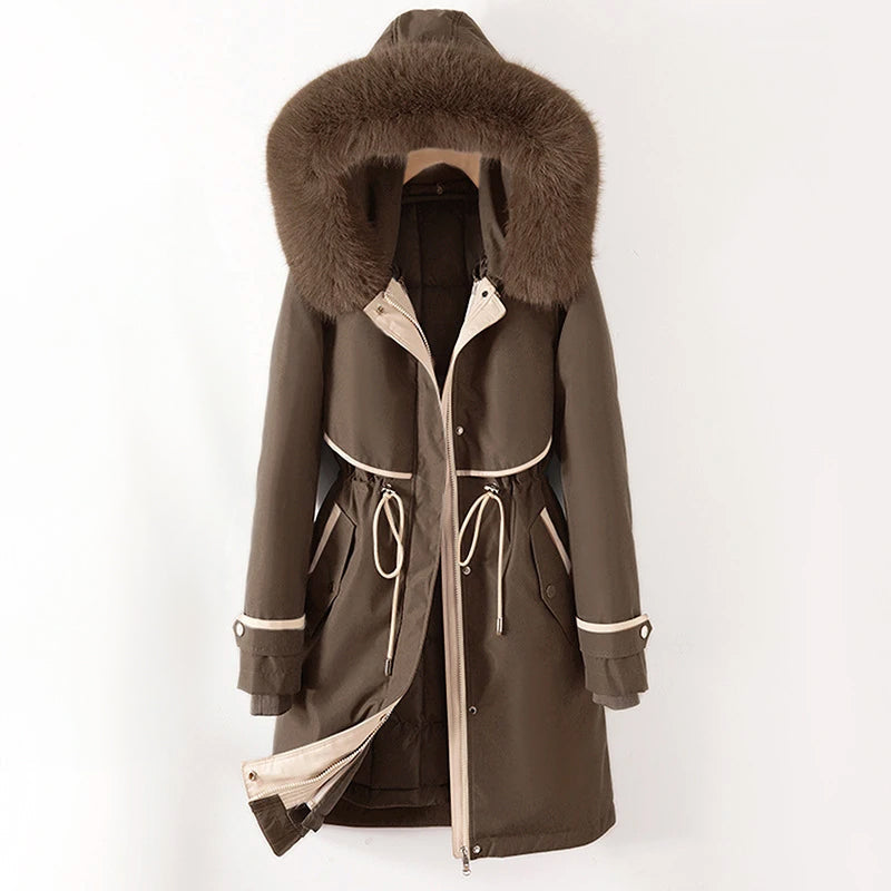 Ashley | Women's Warm Quilted Hooded Winter Jacket 3
