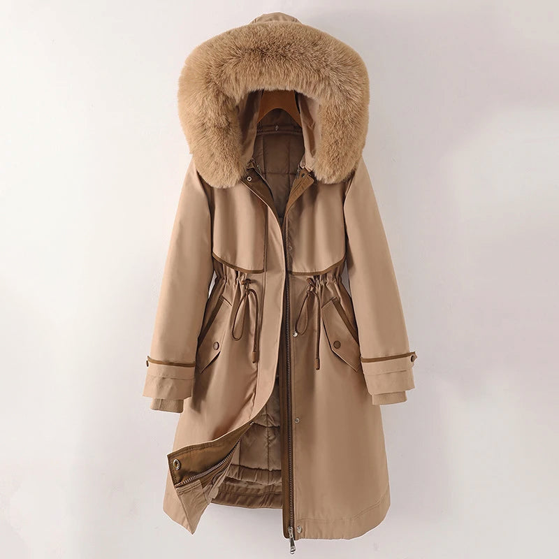 Ashley | Women's Warm Quilted Hooded Winter Jacket 4