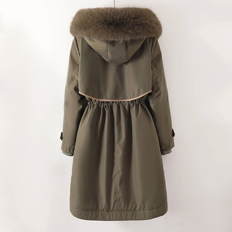 Ashley | Women's Warm Quilted Hooded Winter Jacket 5
