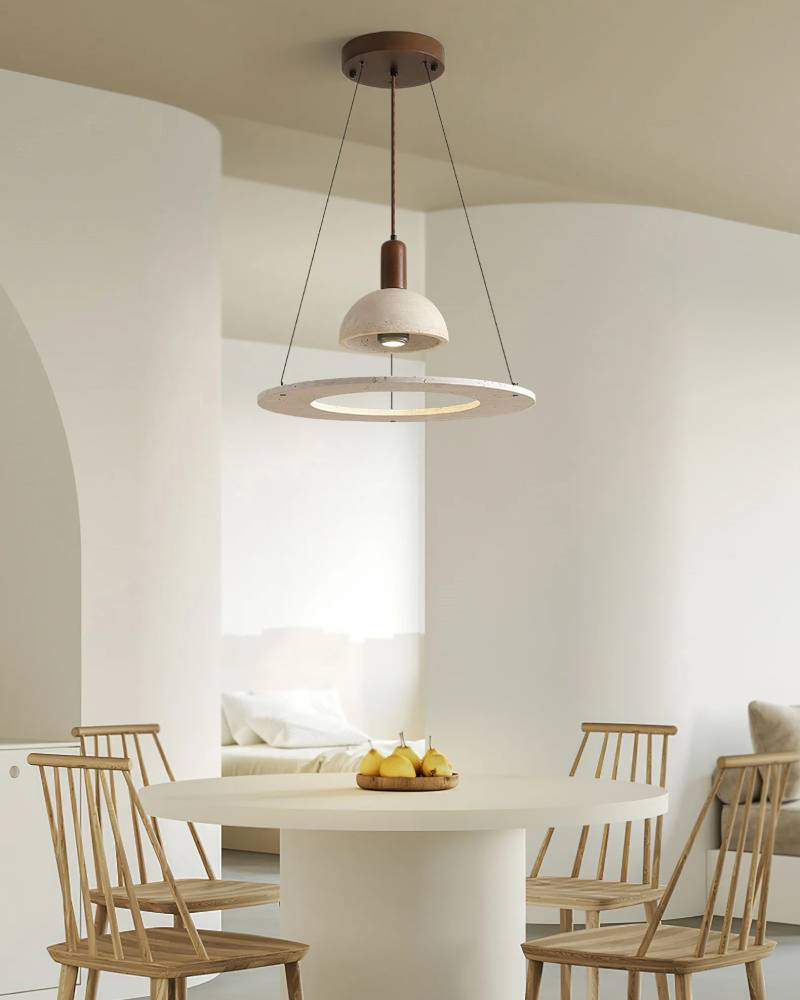 Stylish Stone Pendant Lighting for Dining Room