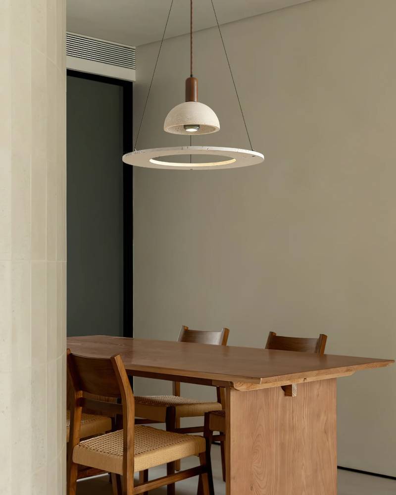 Stylish Stone Pendant Lighting for Dining Room