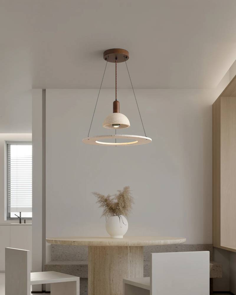 Stylish Stone Pendant Lighting for Dining Room