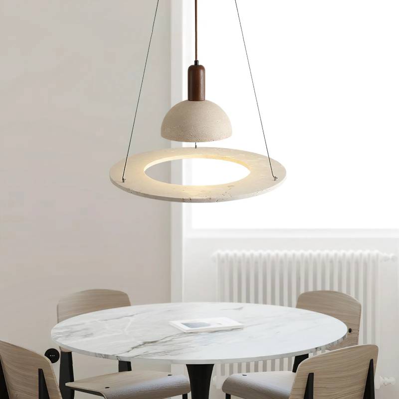 Stylish Stone Pendant Lighting for Dining Room