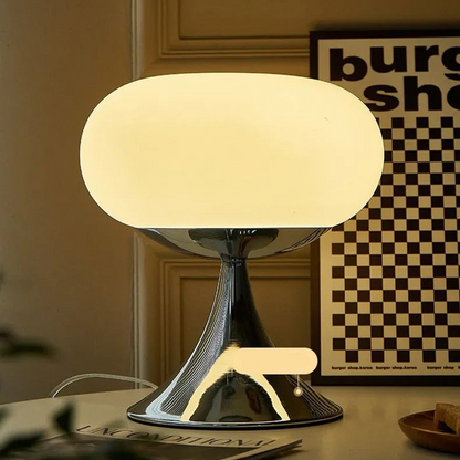 Mid Century Modern Glass Desk Lamp