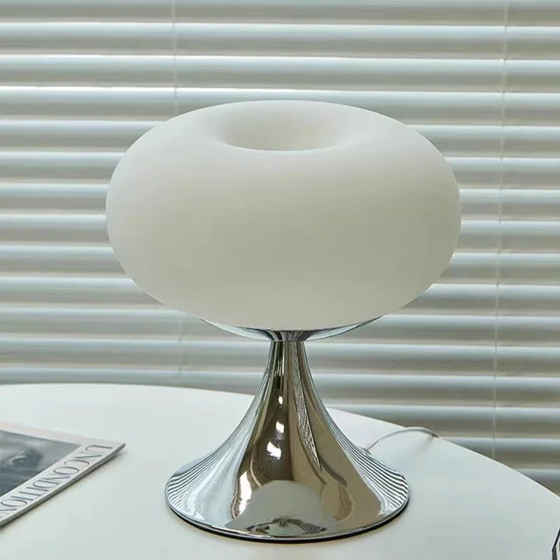 Mid Century Modern Glass Desk Lamp