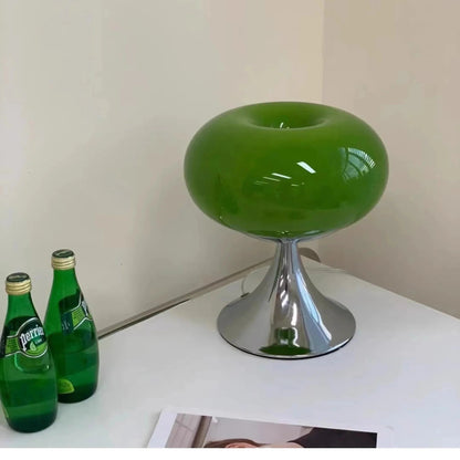 Mid Century Modern Glass Desk Lamp