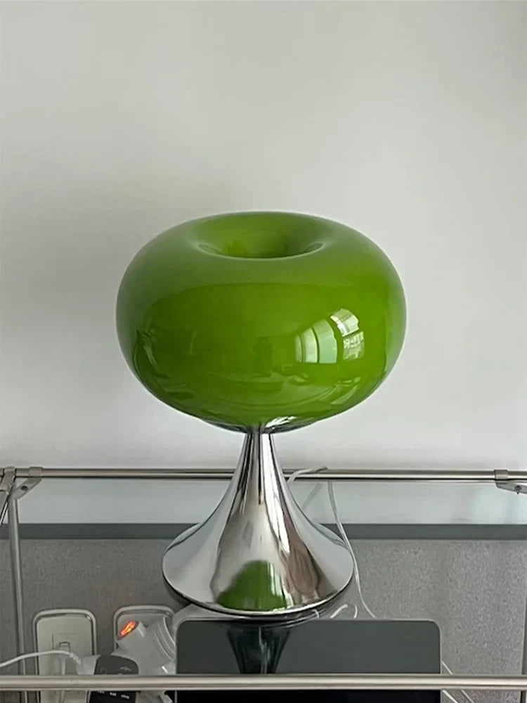 Mid Century Modern Glass Desk Lamp