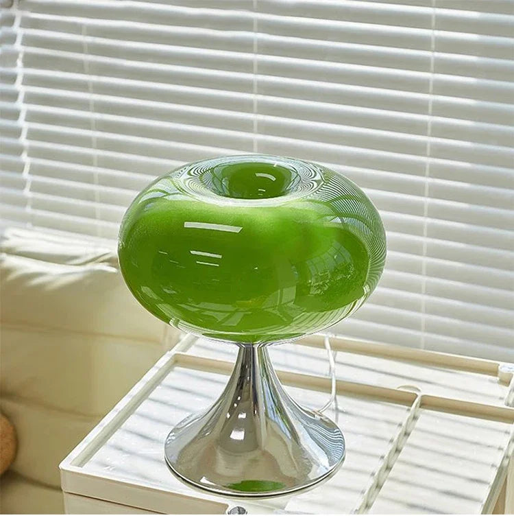 Mid Century Modern Glass Desk Lamp