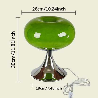 Mid Century Modern Glass Desk Lamp