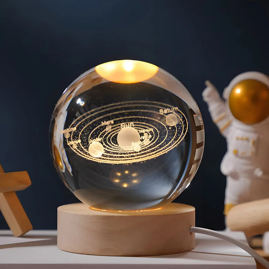 Glowing Orb Table Lamp - Lusomart