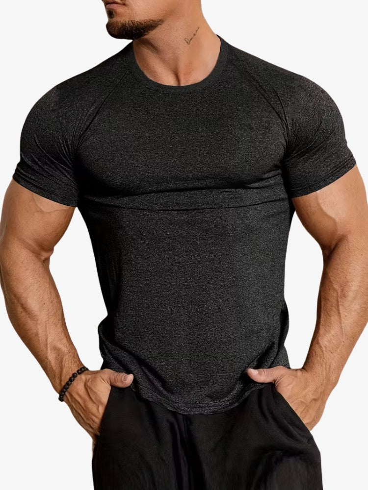 AthleisureFit | Stylish Breathable Muscle Fit Performance T-Shirt 1