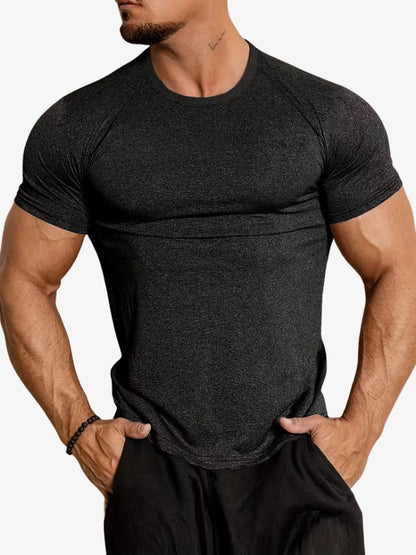 AthleisureFit | Stylish Breathable Muscle Fit Performance T-Shirt 1