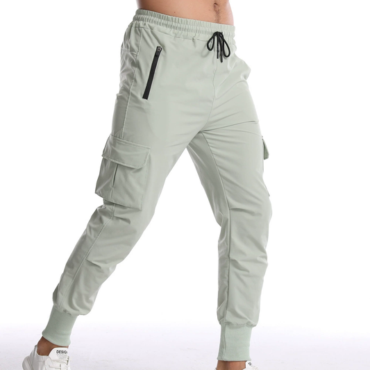 Relaxed Fit Men's Jogger Pants with Pockets - Lusomart