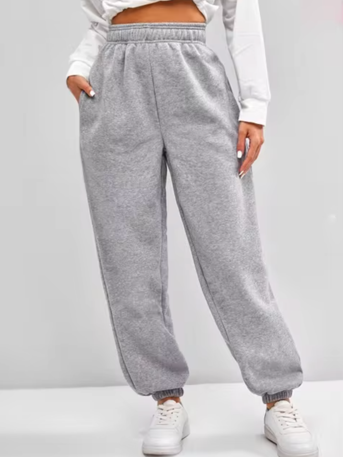 Soft High Waisted Jogger Pants for Women - Lusomart
