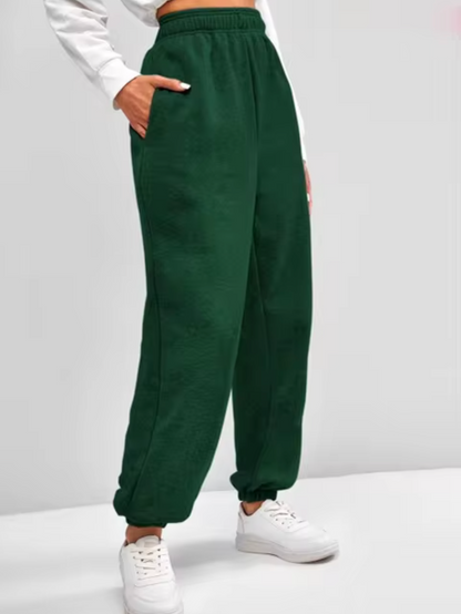 AthleisureFlex | Stylish Comfortable High Waist Jogging Pants for Women 1