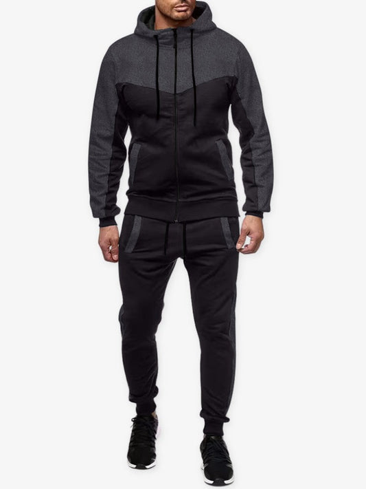 Sporty Cozy Men's Athletic Tracksuit - Lusomart